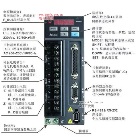 三菱fx2n与伺服驱动器接线