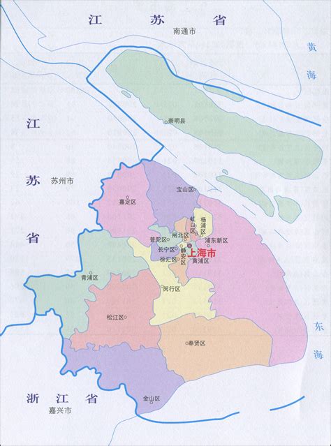 上海周边地图最新全图