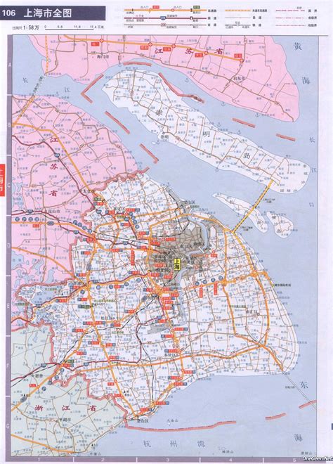 上海地图全图可放大电子版