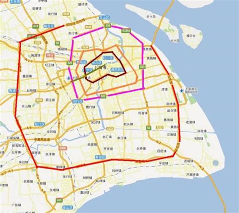 上海市内环地图全图