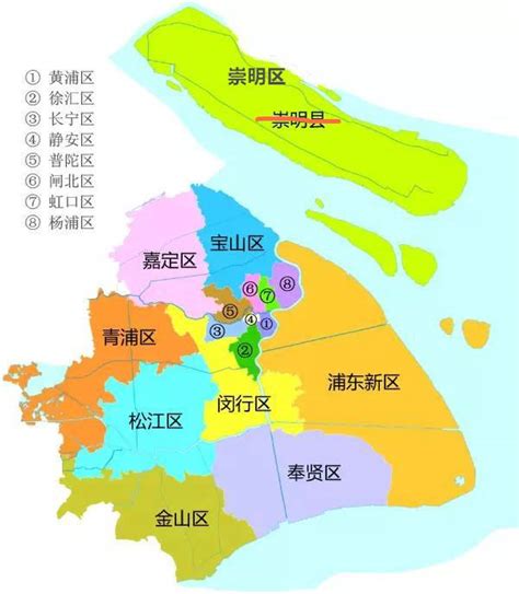 上海市有几个区叫什么
