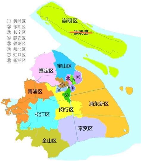 上海所有区域地图