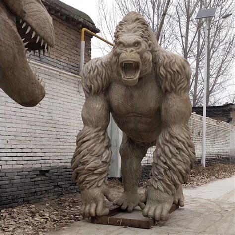 上海玻璃钢大猩猩雕塑