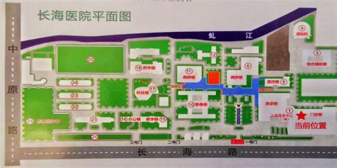 上海长征医院住院部楼层分布