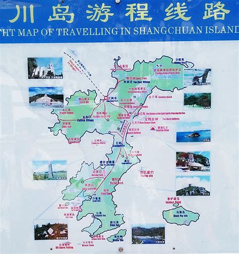 下川岛旅游详细路线图