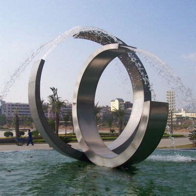 不锈钢海马喷泉雕塑