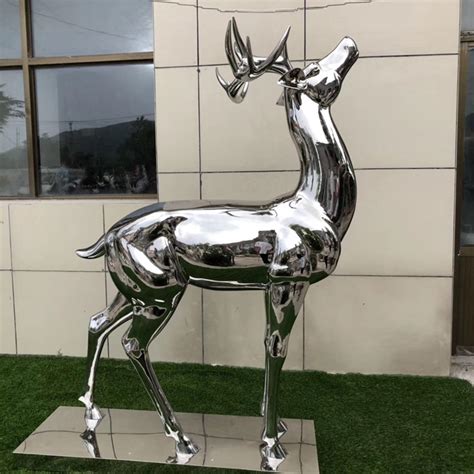 不锈钢雕塑鹿雕塑定制厂家
