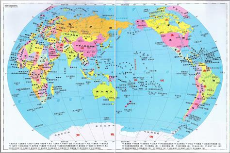 世界地图中文版可放大2020版