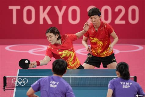 东京奥运会乒乓球半决赛精彩瞬间