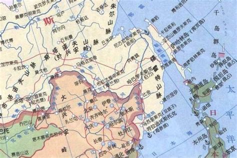 东北亚地图高清版大图
