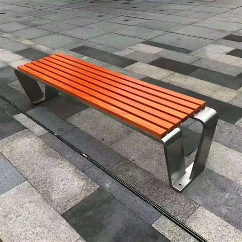 东莞不锈钢实木休闲椅设计