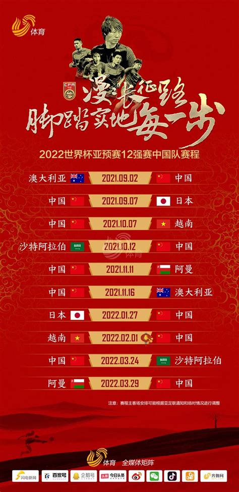 中国世预赛赛程