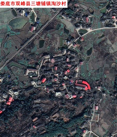 中国卫星乡村地图