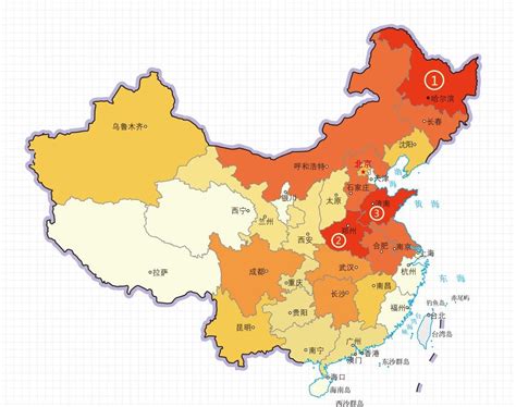 中国各个省份面积大小排名