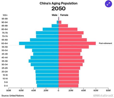 中国各年龄段人口数量