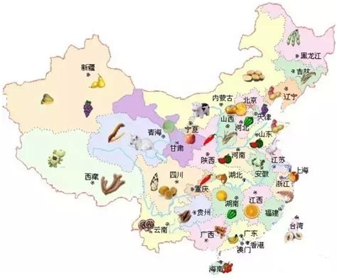 中国各省的特产一览表