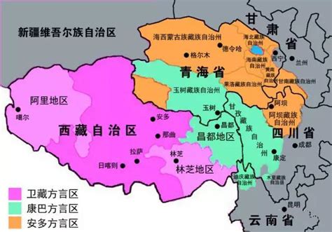 中国哪些地方有藏区