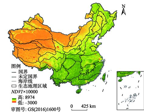 中国土地资源分布情况