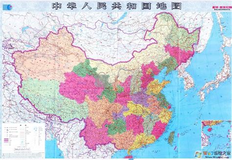 中国地图放大1000000倍