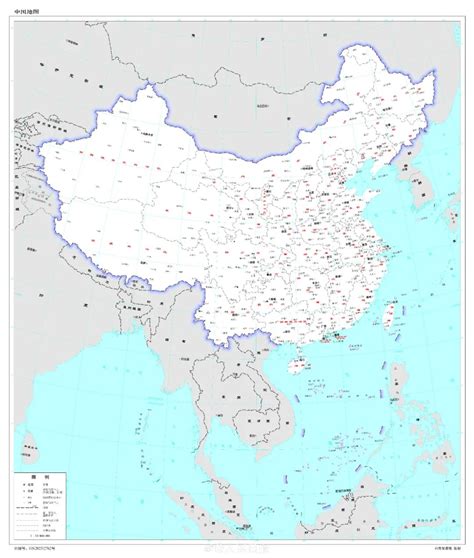 中国地图最新版2023挂图