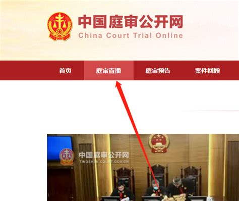 中国庭审网官网入口