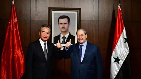 中国支持叙利亚的场面