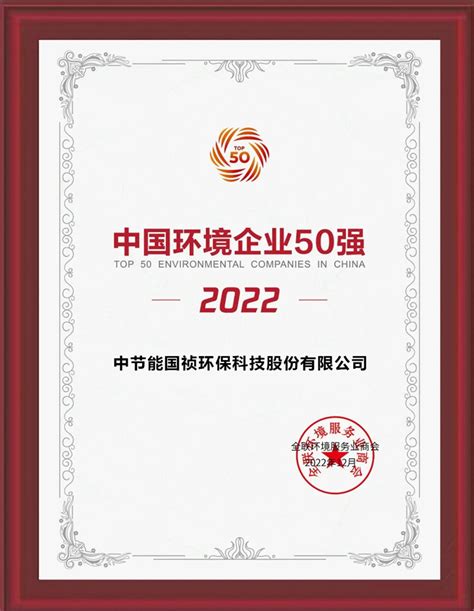 中国环境企业50强名单