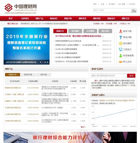 中国理财网的首页