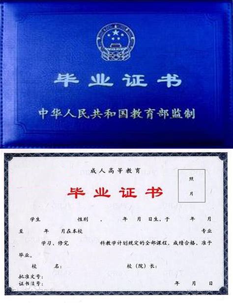 中国的大学毕业证