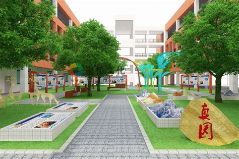中学校园文化广场设计