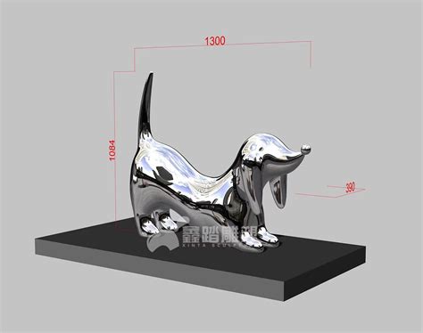 中山玻璃钢狗雕塑