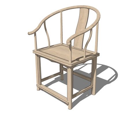 中式椅子3d模型教程