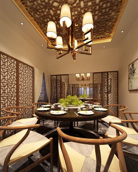 中式餐厅包间设计