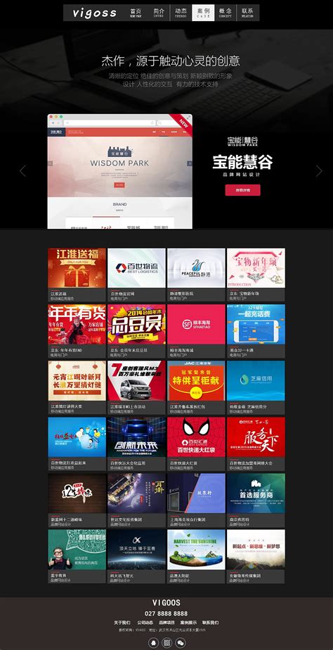 中文优秀网站设计欣赏