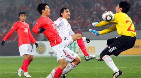 中韩亚洲杯足球赛