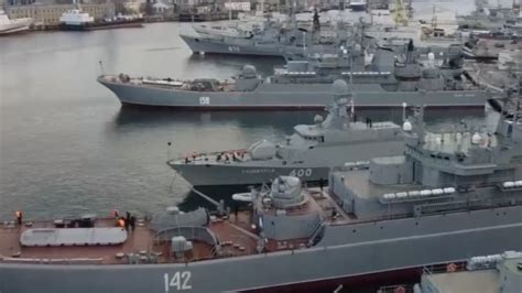 乌克兰偷袭黑海舰队司令现场视频