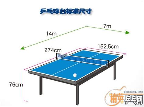 乒乓球案子尺寸长宽是多少