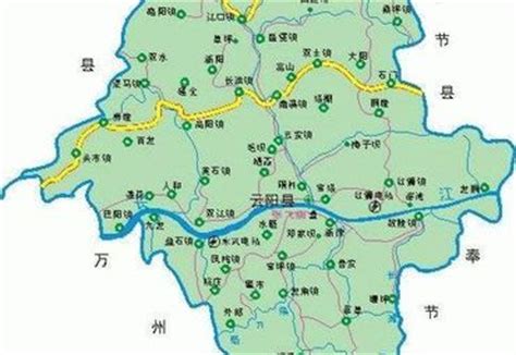 云阳县地图全图高清版