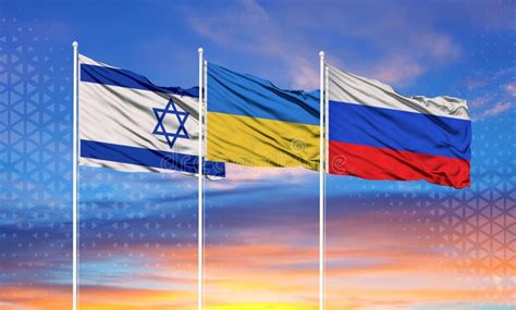以色列vs乌克兰国旗