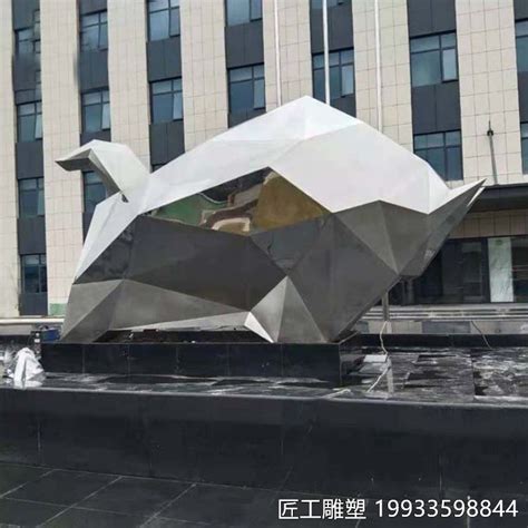 佛山禅城不锈钢牛雕塑