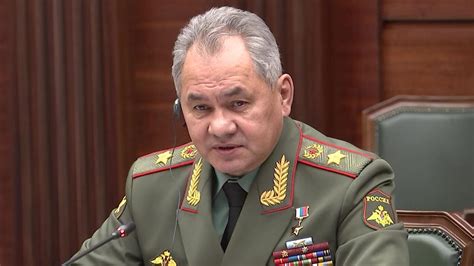 俄罗斯国防部长对外会谈