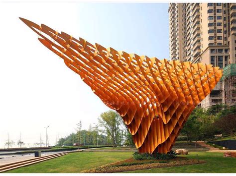 信阳公园不锈钢房地产雕塑厂家