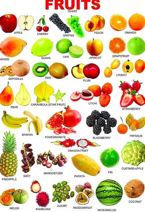 全部水果名称大全图片
