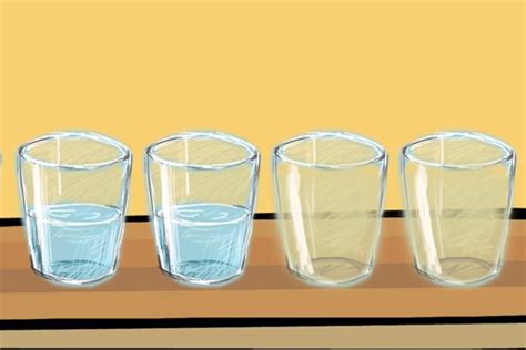六个杯子三个有水三个没水要间隔排起来