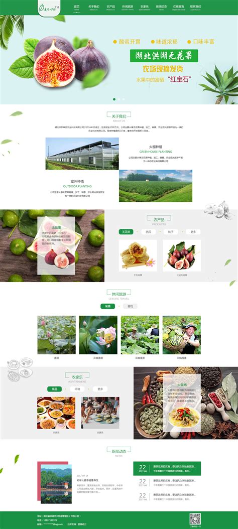 农产品网站搭建方案范本