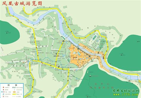 凤凰古城地图