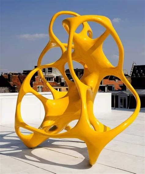 创意大型玻璃钢抽象雕塑