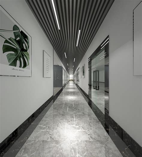 办公大楼走廊装修设计
