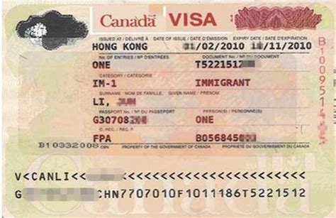 加拿大劳务签证照片