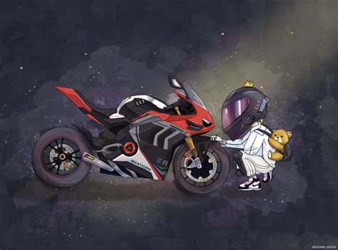 动漫摩托车壁纸